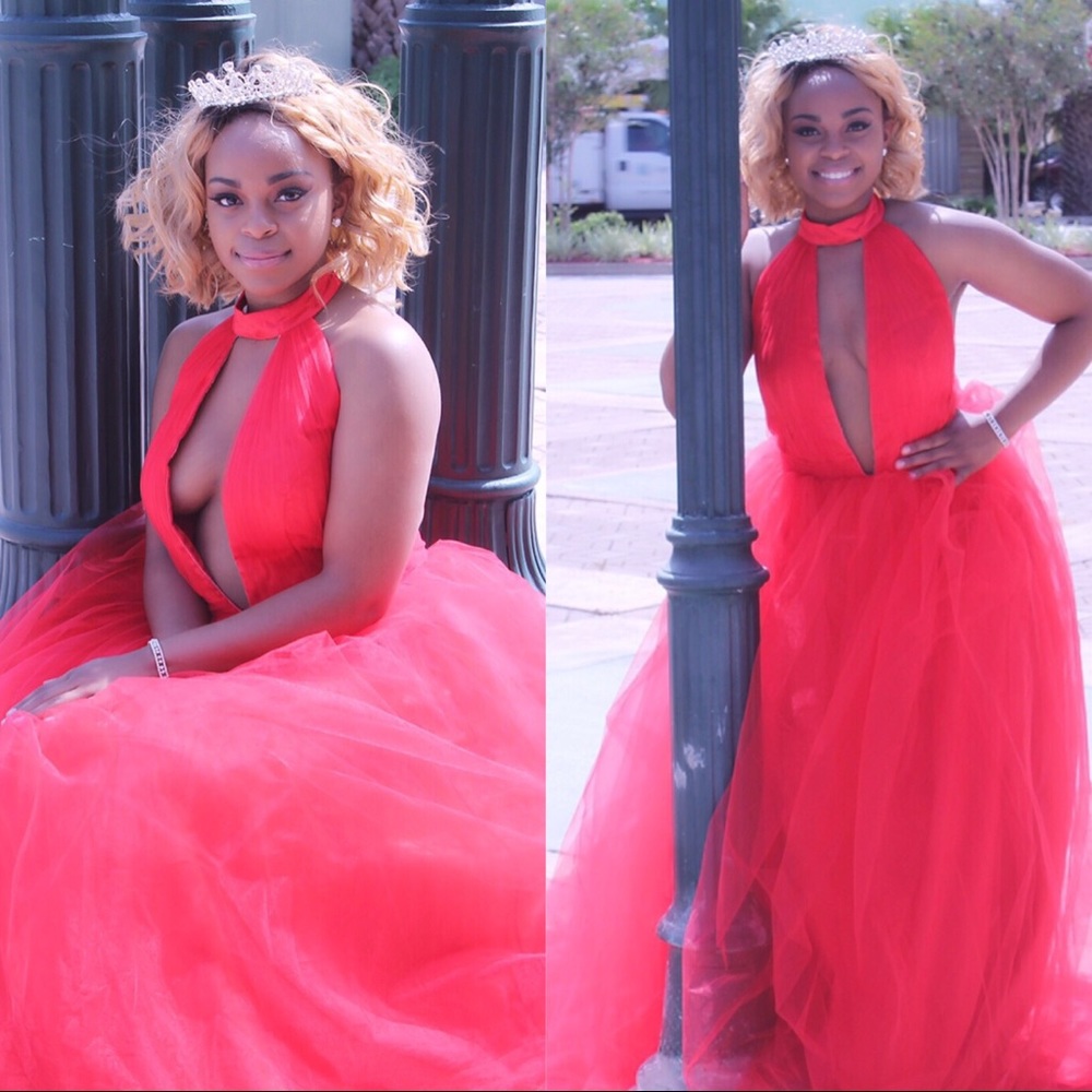 Sexy Red Ball Gown